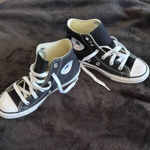 Converse Black and White High-Top Sneakers